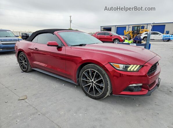 1FATP8UH4G5260492 2016 FORD MUSTANG Red Przód prawy