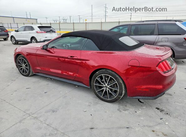 1FATP8UH4G5260492 2016 FORD MUSTANG Red Tył lewy