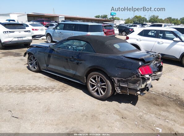1FATP8UH4H5295308 2017 FORD MUSTANG Black Задня ліва чверть
