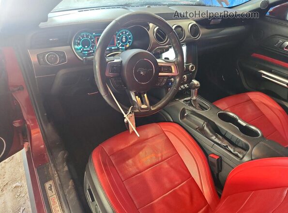 1FATP8UH4J5101415 2018 FORD MUSTANG Red Առջևի վահանակի տեսք