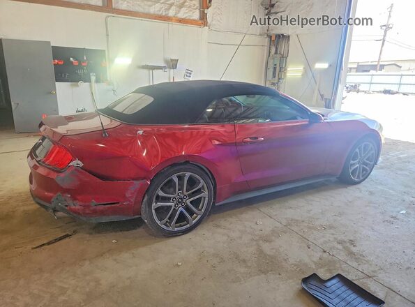 1FATP8UH4J5101415 2018 FORD MUSTANG Red Հետևի աջ
