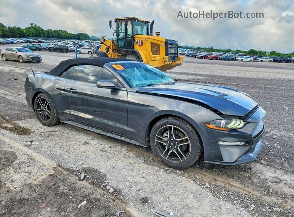 1FATP8UH4J5133345 2018 FORD MUSTANG Gray Front right