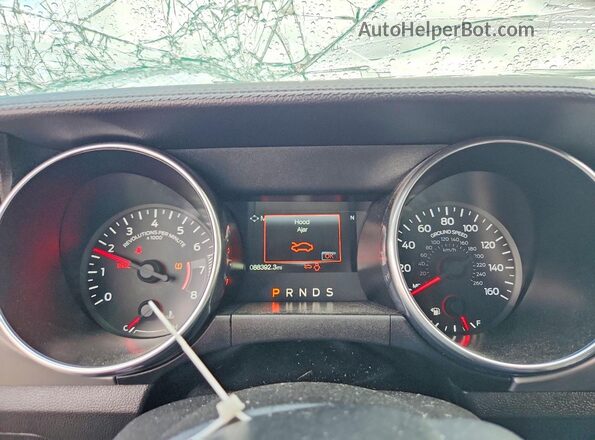 1FATP8UH4J5133345 2018 FORD MUSTANG Gray Instrument cluster view