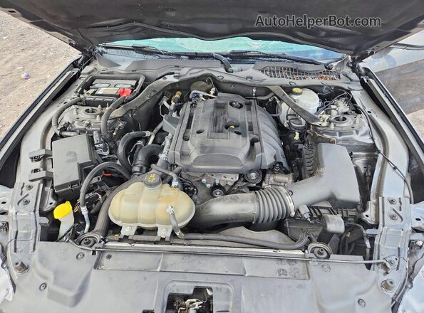 1FATP8UH4J5133345 2018 FORD MUSTANG Gray Rear interior view