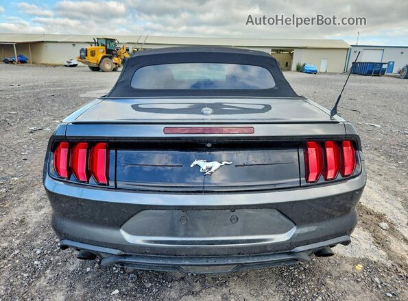 1FATP8UH4J5133345 2018 FORD MUSTANG Gray Rear view