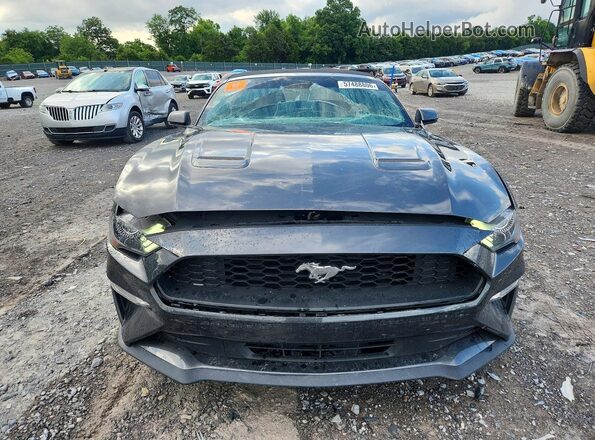 1FATP8UH4J5133345 2018 FORD MUSTANG Gray Front view