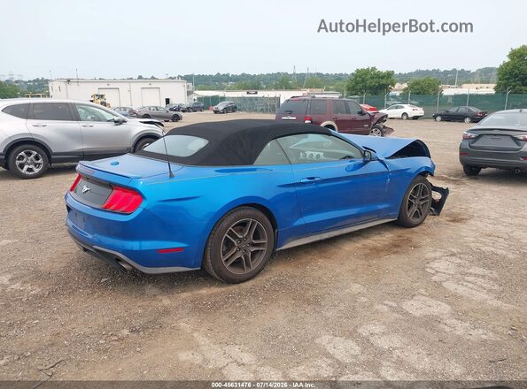 1FATP8UH4L5113342 2020 FORD MUSTANG Синий Задняя правая четверть