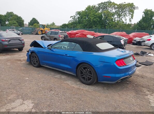1FATP8UH4L5113342 2020 FORD MUSTANG Синий Задняя левая четверть