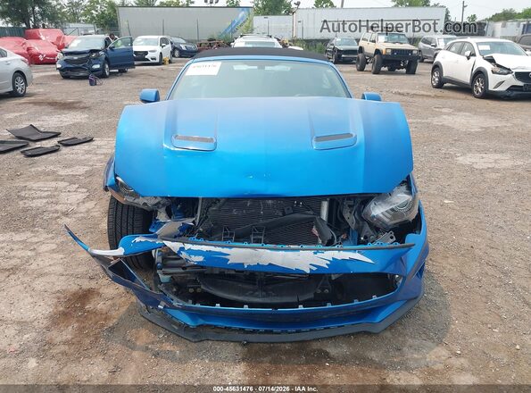 1FATP8UH4L5113342 2020 FORD MUSTANG Синий Вид спереди