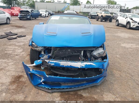 1FATP8UH4L5113342 2020 FORD MUSTANG Синий Вид щитка приборов