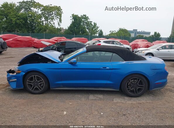 1FATP8UH4L5113342 2020 FORD MUSTANG Синий Панорамный вид салона 360°