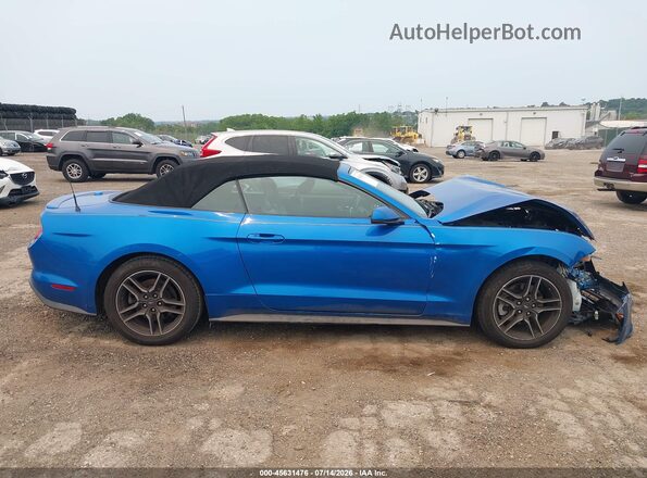 1FATP8UH4L5113342 2020 FORD MUSTANG Синий Вид задней части салона