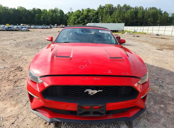 1FATP8UH4M5111124 2021 FORD MUSTANG Red Widok z przodu