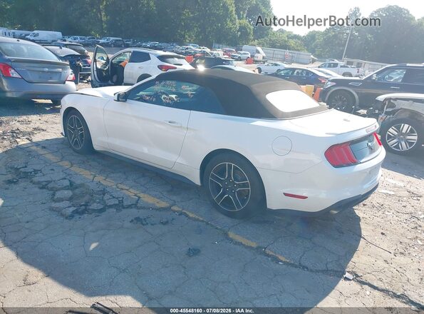 1FATP8UH4M5121037 2021 FORD MUSTANG White Trasero izquierdo
