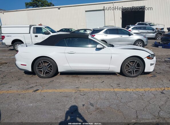 1FATP8UH4M5121037 2021 FORD MUSTANG White Vista interior trasera