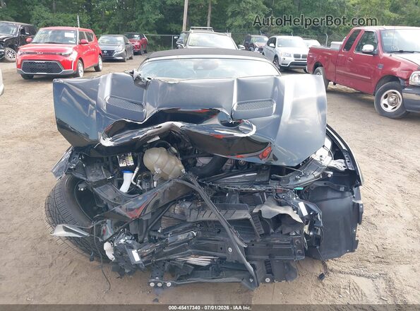 1FATP8UH4N5119435 2022 FORD MUSTANG Black Դիմացի տեսք