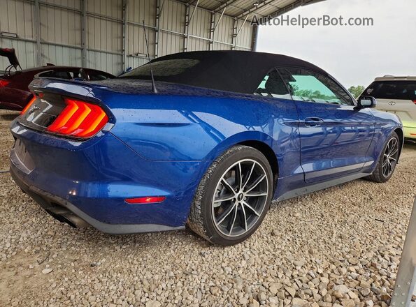 1FATP8UH4N5130113 2022 FORD MUSTANG Blue Rear right