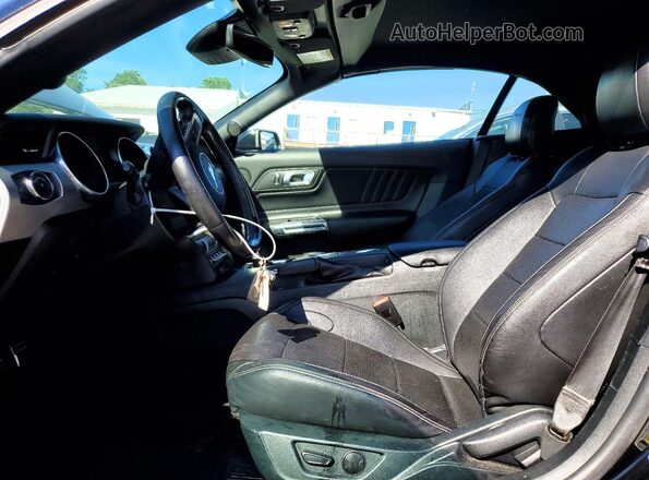 1FATP8UH4P5103173 2023 FORD MUSTANG Black Front interior view