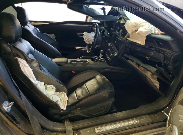 1FATP8UH4P5103447 2023 FORD MUSTANG Black Вид салону спереду