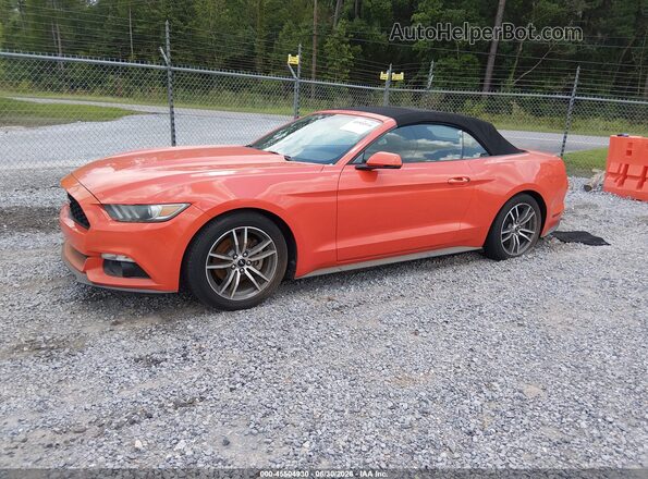 1FATP8UH5G5217151 2016 FORD MUSTANG Orange Przód lewy