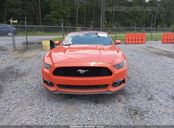 1FATP8UH5G5217151 2016 FORD MUSTANG Orange Widok zestawu wskaźników