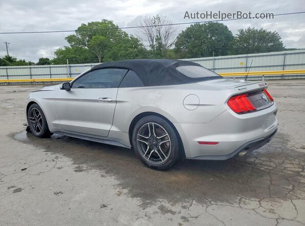 1FATP8UH5J5133077 2018 FORD MUSTANG Silver Tył lewy
