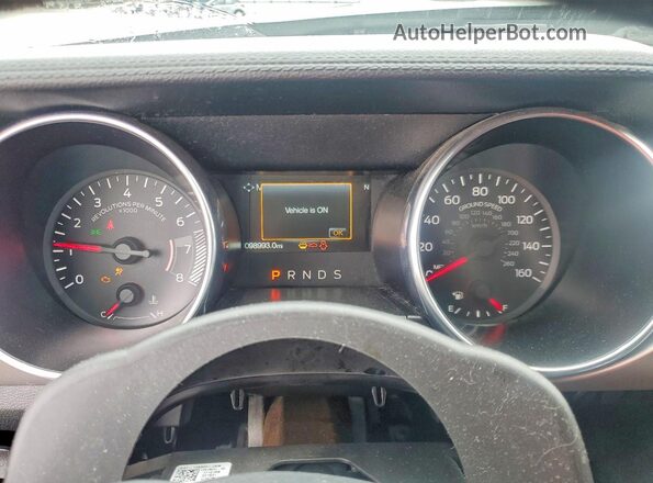 1FATP8UH5J5133077 2018 FORD MUSTANG Silver Widok zestawu wskaźników