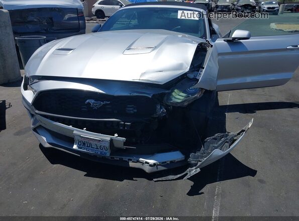 1FATP8UH5K5170048 2019 FORD MUSTANG Silver Դիմացի տեսք