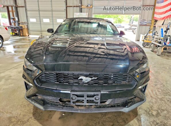 1FATP8UH5K5204537 2019 FORD MUSTANG Black Դիմացի տեսք