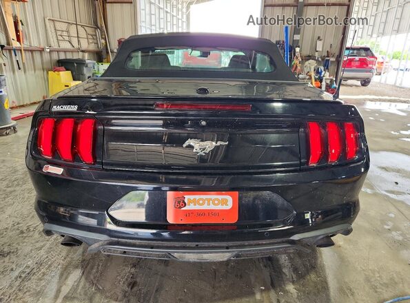 1FATP8UH5K5204537 2019 FORD MUSTANG Black Հետևի տեսք