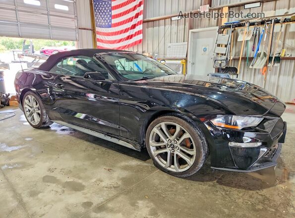 1FATP8UH5K5204537 2019 FORD MUSTANG Black Առջևի աջ