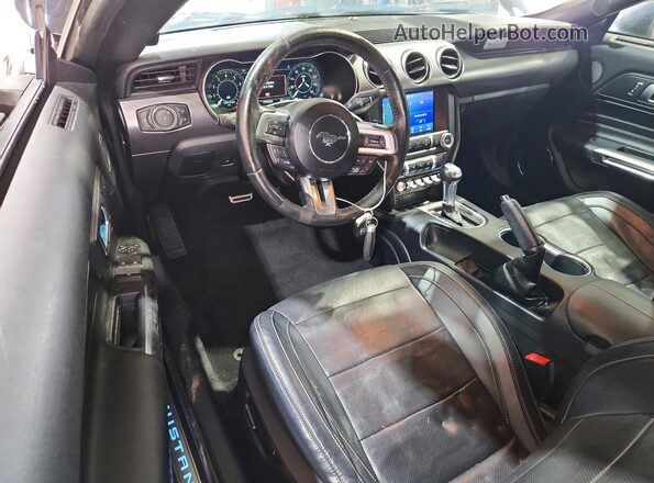 1FATP8UH5K5204537 2019 FORD MUSTANG Black Առջևի վահանակի տեսք