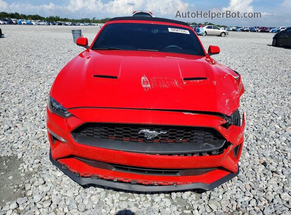 1FATP8UH5L5137696 2020 FORD MUSTANG Red წინა ხედი