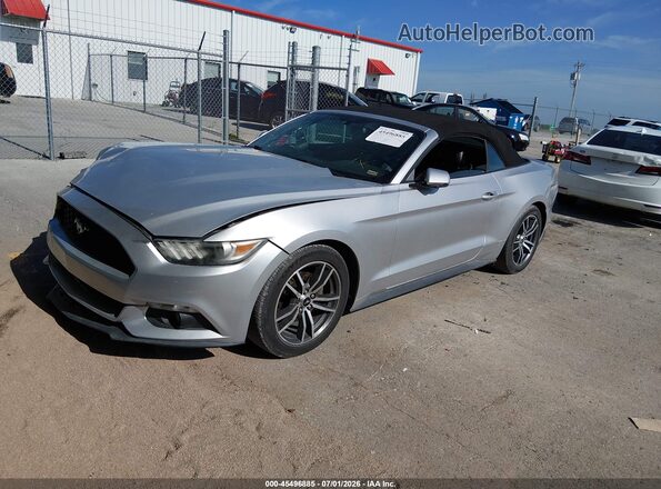 1FATP8UH6G5226649 2016 FORD MUSTANG Серебряный Передняя левая четверть