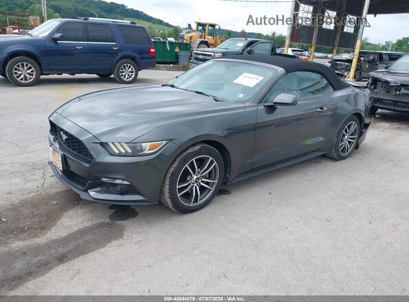 1FATP8UH6G5296426 2016 FORD MUSTANG Gray Przód lewy