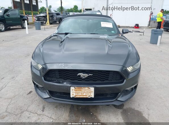 1FATP8UH6G5296426 2016 FORD MUSTANG Gray Widok zestawu wskaźników