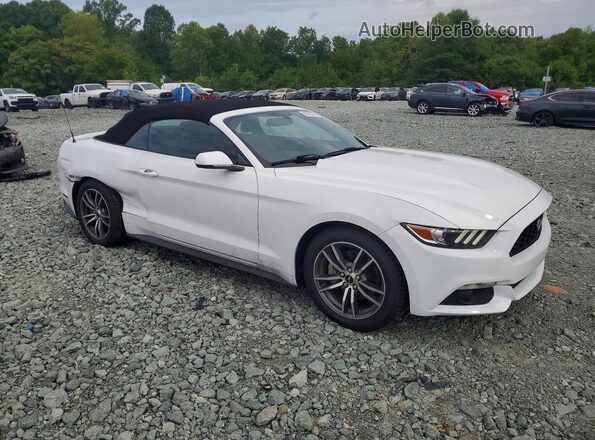1FATP8UH6H5220514 2017 FORD MUSTANG White Front right