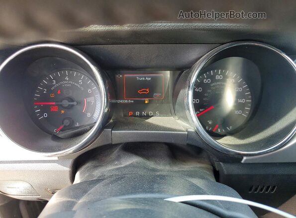1FATP8UH6H5254405 2017 FORD MUSTANG Silver Instrument cluster view