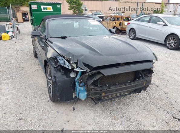 1FATP8UH6H5307538 2017 FORD MUSTANG Black Widok z przodu