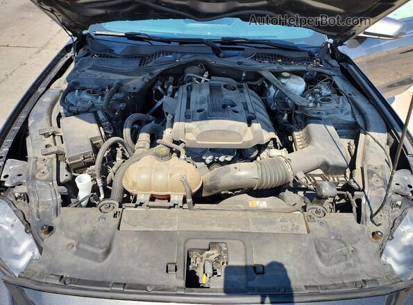 1FATP8UH6J5125151 2018 FORD MUSTANG Charcoal უკანა სალონის ხედი
