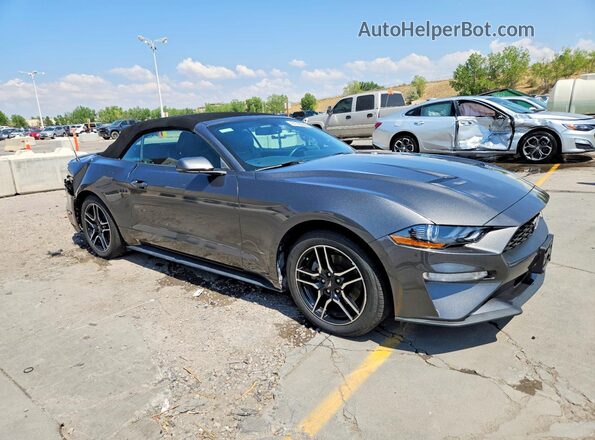 1FATP8UH6J5125151 2018 FORD MUSTANG Charcoal წინა მარჯვენა