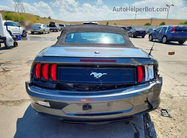 1FATP8UH6J5125151 2018 FORD MUSTANG Charcoal უკანა ხედი