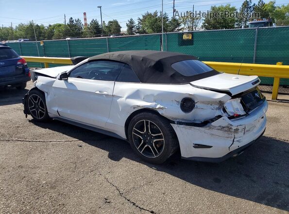 1FATP8UH6K5138662 2019 FORD MUSTANG White Հետևի ձախ