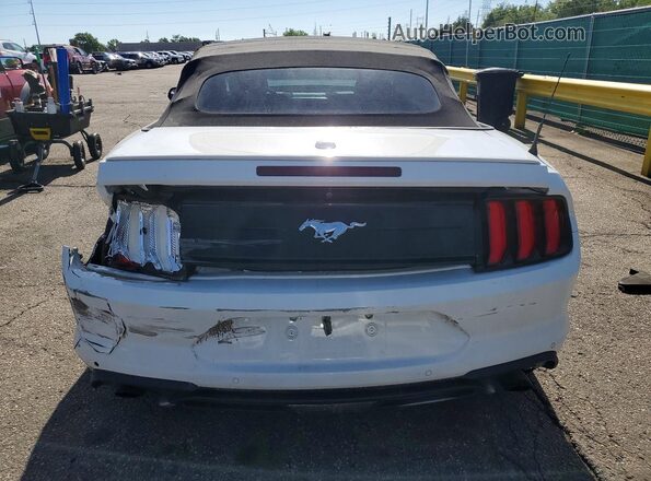 1FATP8UH6K5138662 2019 FORD MUSTANG White Հետևի տեսք