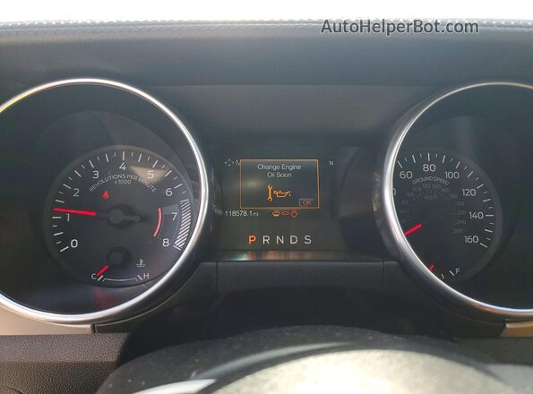 1FATP8UH6L5101516 2020 FORD MUSTANG Gray Widok zestawu wskaźników