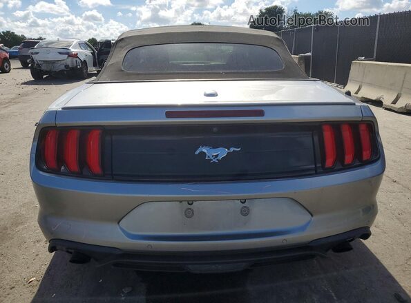 1FATP8UH6L5101516 2020 FORD MUSTANG Gray Widok z tyłu