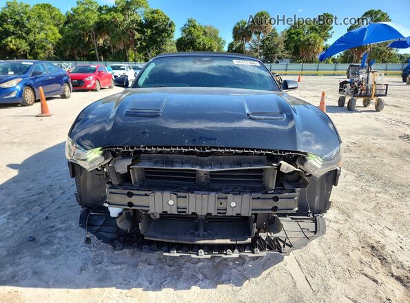 1FATP8UH6M5120519 2021 FORD MUSTANG Black Front view