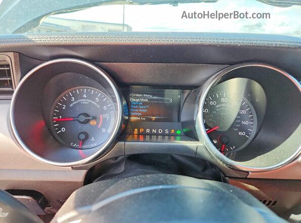 1FATP8UH6M5120519 2021 FORD MUSTANG Black Instrument cluster view