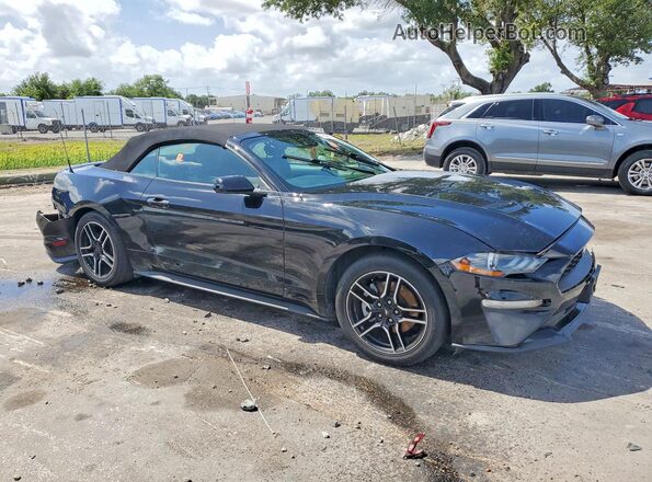 1FATP8UH6N5107979 2022 FORD MUSTANG Black წინა მარჯვენა