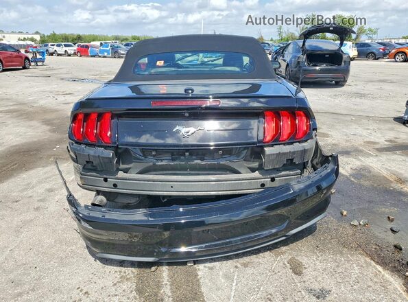 1FATP8UH6N5107979 2022 FORD MUSTANG Black უკანა ხედი
